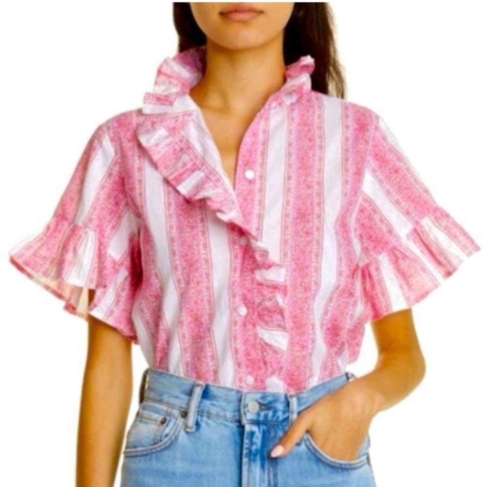 Mille Resort Ruffle Blouse